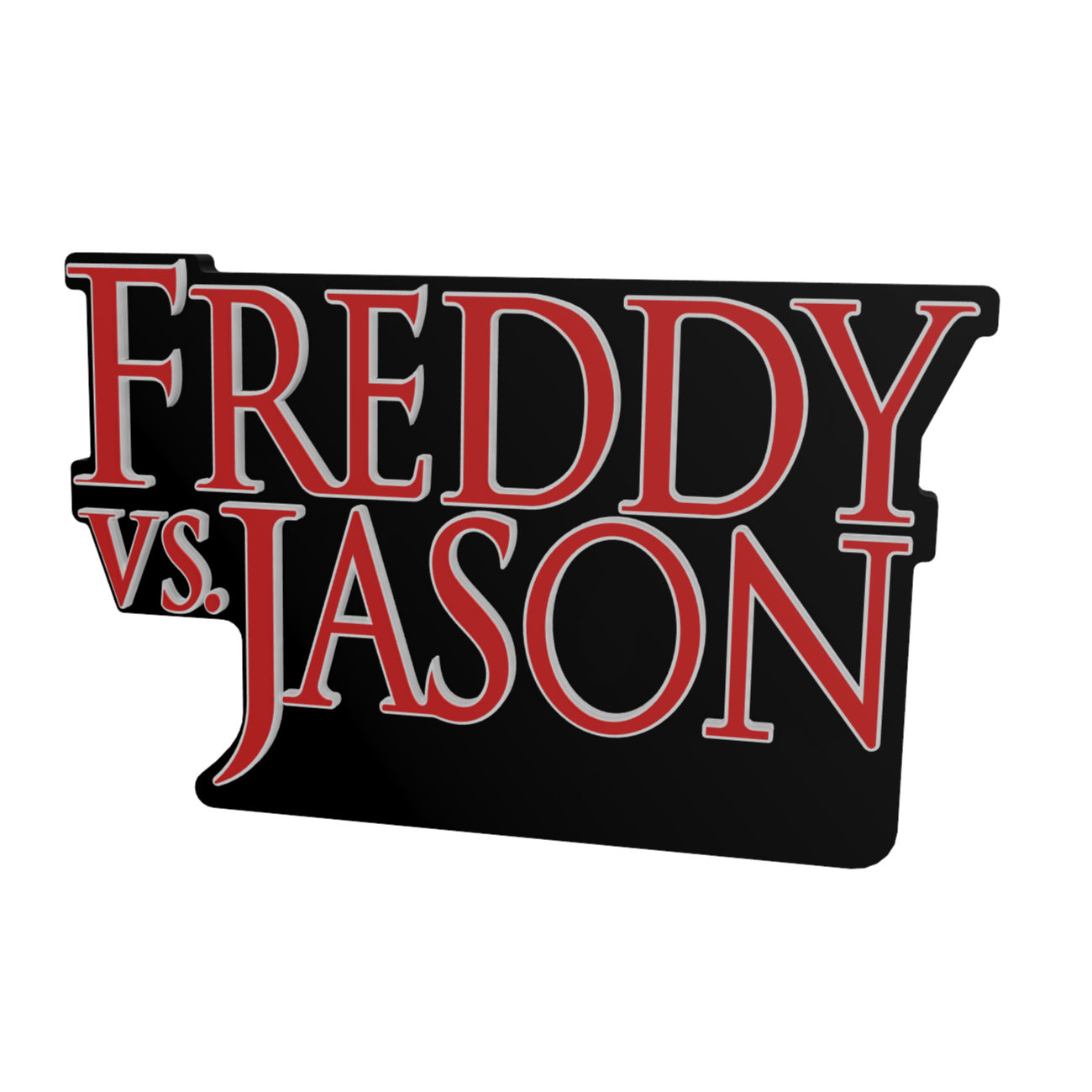 Archivo STL LOGOTIPO/SIGNO 3D MULTICOLOR - Freddy vs. Jason 🎃・Diseño ...