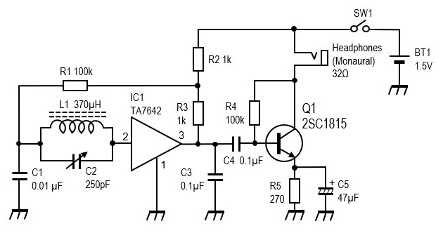 Short Break / Making a straight type AM radio using a TA7642 IC ｜Feb ...