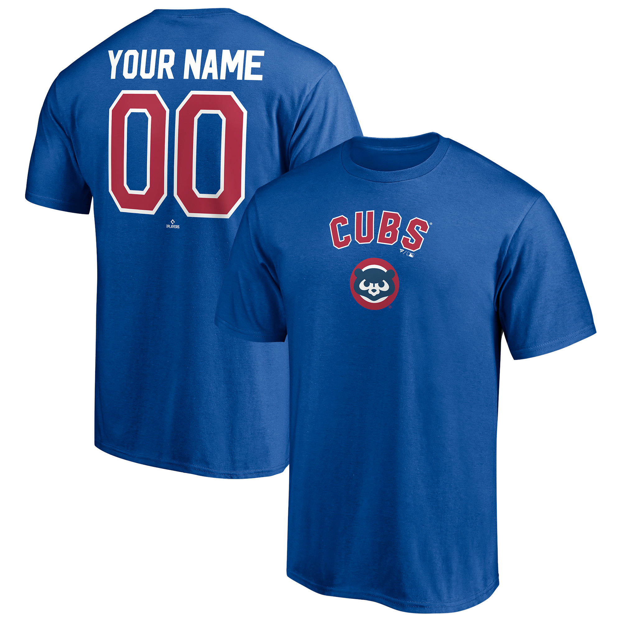 Men's Royal Chicago Cubs Cooperstown Winning Streak Personalized Name & Number T-Shirt