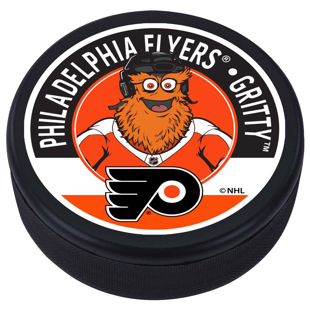 Philadelphia Flyers - Mascot Design Hockey Puck