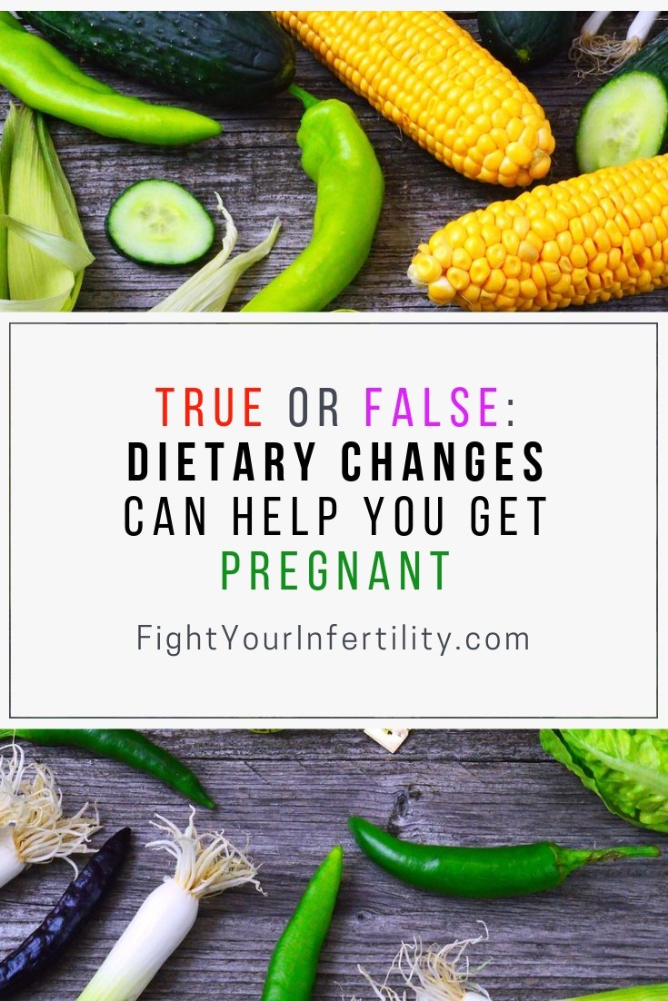 True or False Dietary Changes Can Help You Get Pregnant