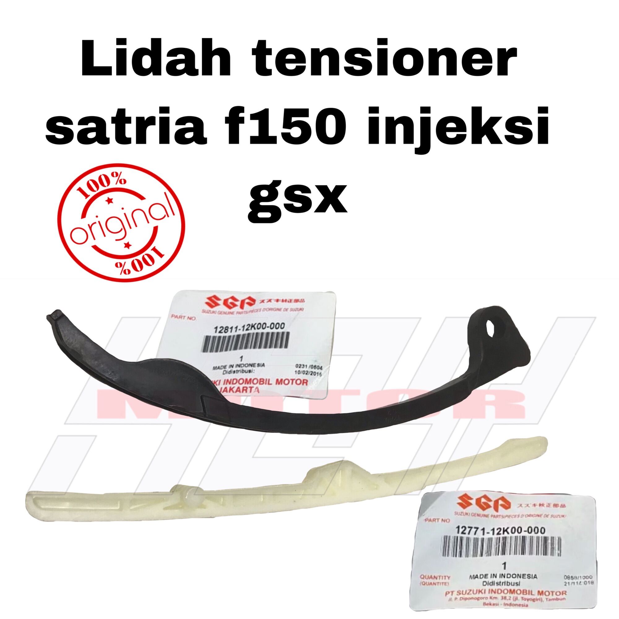 karet lidah tensioner sepasang atas bawah satria f150 injeksi gsx ...