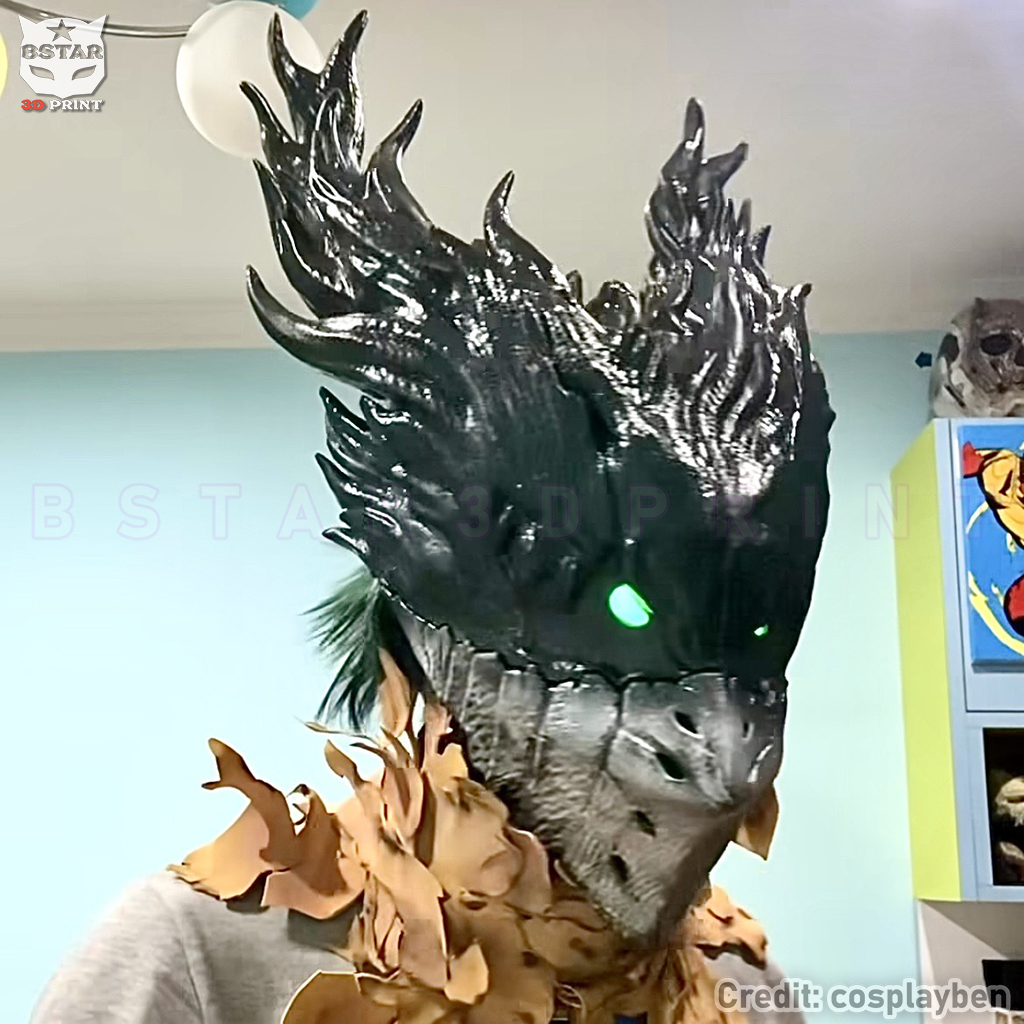 Masque Dark Deku - My Hero Academia Cosplay imprimable en 3D • Fabriqué ...