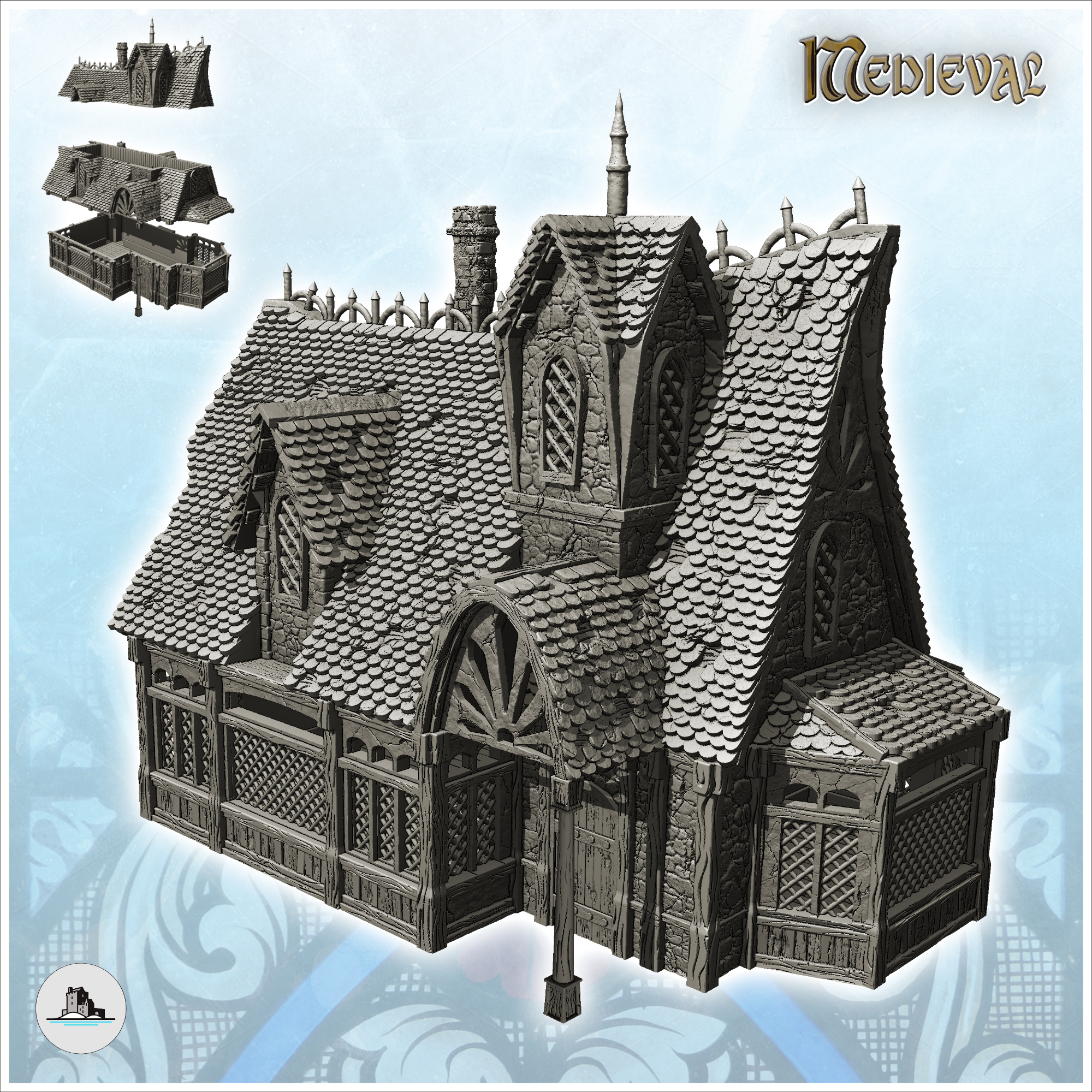 Medieval Manor Model