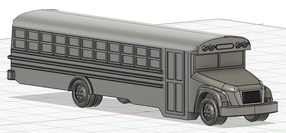 3d School Bus Bus