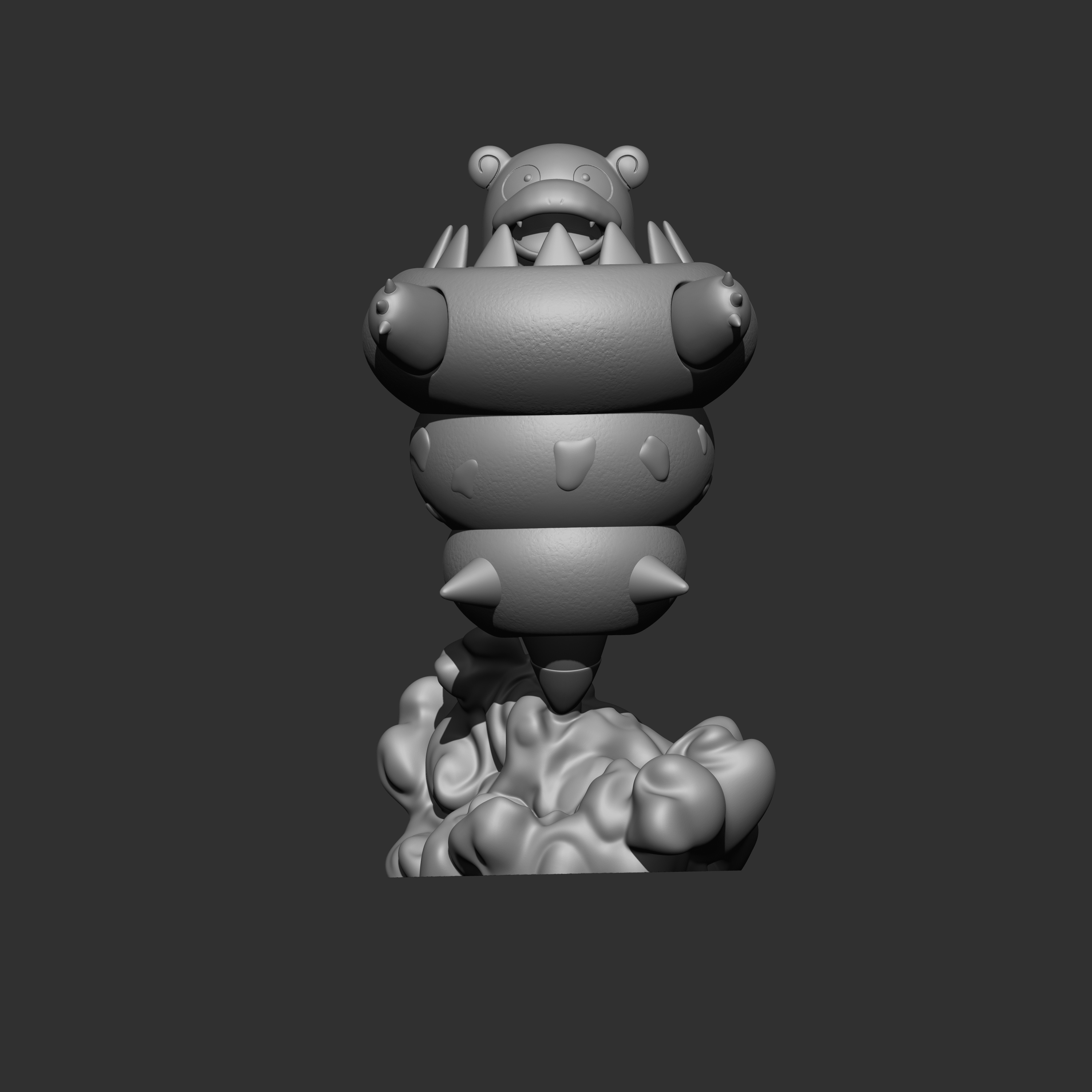 3D file Pokemon 080 Mega Slowbro 🐉・3D printable design to download・Cults