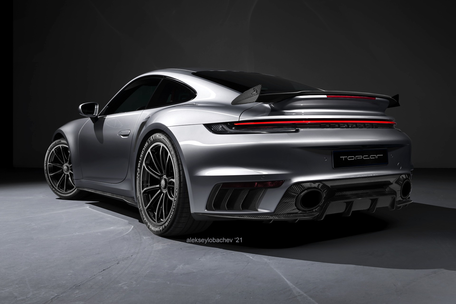 Check our price and buy Topcar Design body kit for Porsche 992 turbo Light Pack!