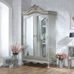 Mirrored Double Wardrobe - Tiffany Range