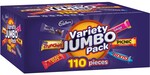 Cadbury Jumbo Box 1.56kg with 110 Pieces $25 (Half Price) + Delivery ($0 C&C) @ Big W