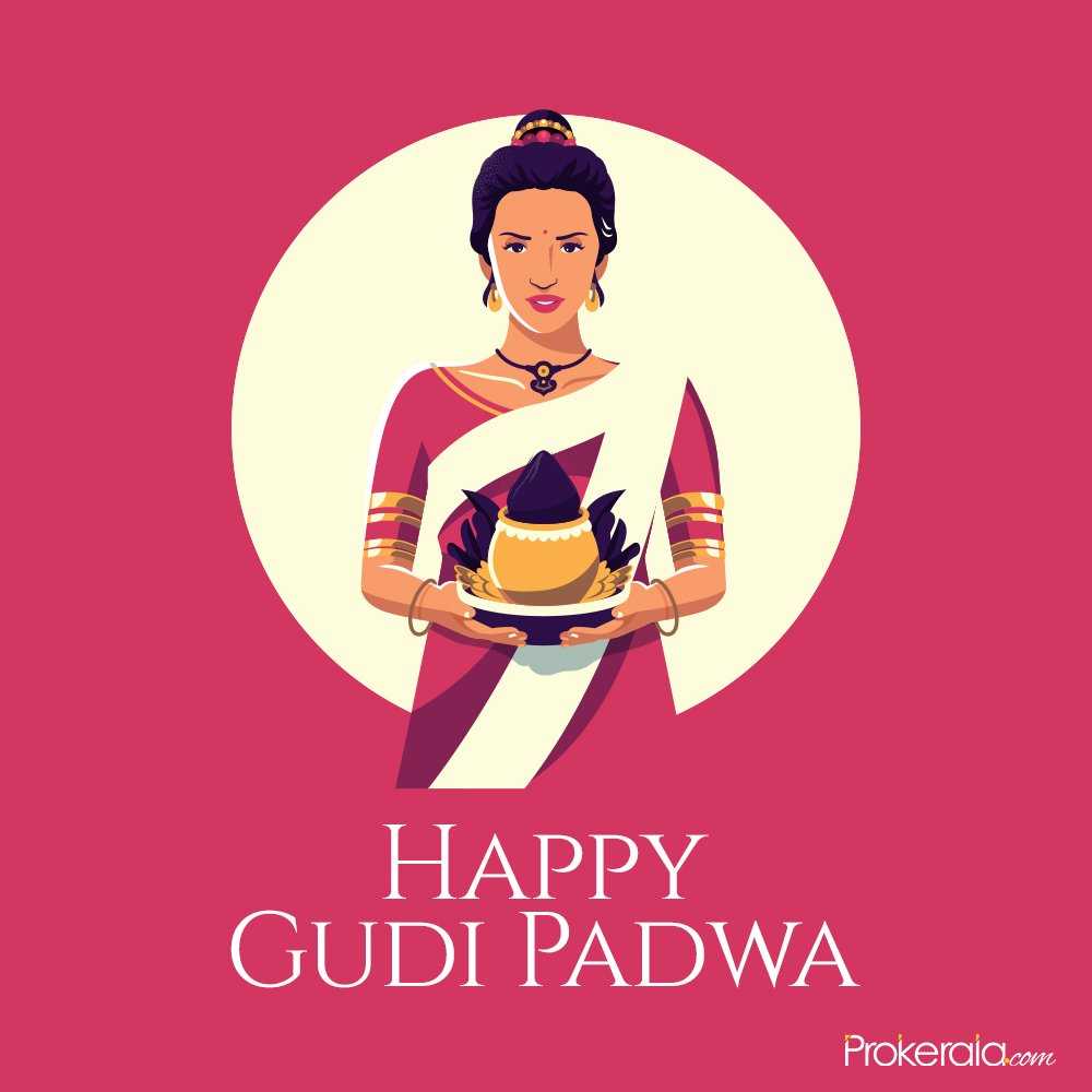 May Gudi  Padwa bring you love and luck this year