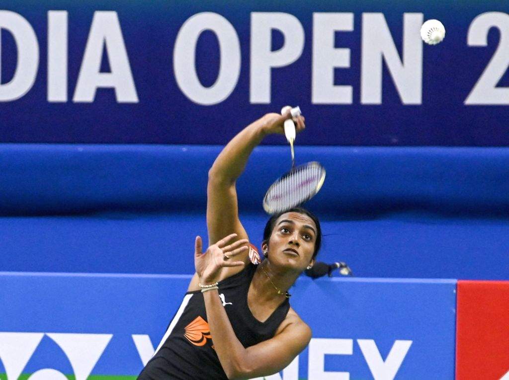 India’s P.V. Sindhu in action against Sung Shuo Yun of Chinese Taipei during the Sunrise India Open 2025 - New Delhi India’s P.V. Sindhu in action against Sung Shuo Yun of Chinese Taipei during the Sunrise India Open 2025 in New Delhi on Tuesday