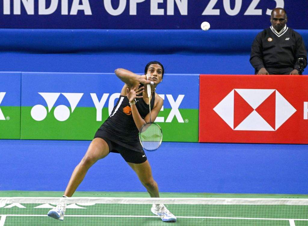 India’s P.V. Sindhu in action against Sung Shuo Yun of Chinese Taipei during the Sunrise India Open 2025 - New Delhi India’s P.V. Sindhu in action against Sung Shuo Yun of Chinese Taipei during the Sunrise India Open 2025 in New Delhi on Tuesday