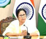 West Bengal Chief Minister Mamata Banerjee addresses a press conference