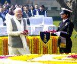 Tribute-paying ceremony of Mahatma Gandhi on Martyrs' Day