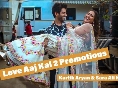 Kartik Aryan &amp; Sara Ali Khan Promoting Movie Love Aaj Kal 2