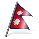 Nepal Flag 3 Icon - Vista Flags Icons - SoftIcons.com