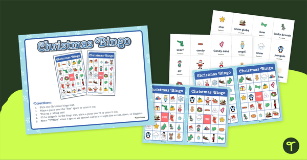 Go to Christmas Bingo teaching resource