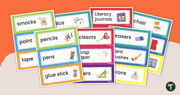 Go to Read the Room - Classroom Labels With Pictures teaching resource