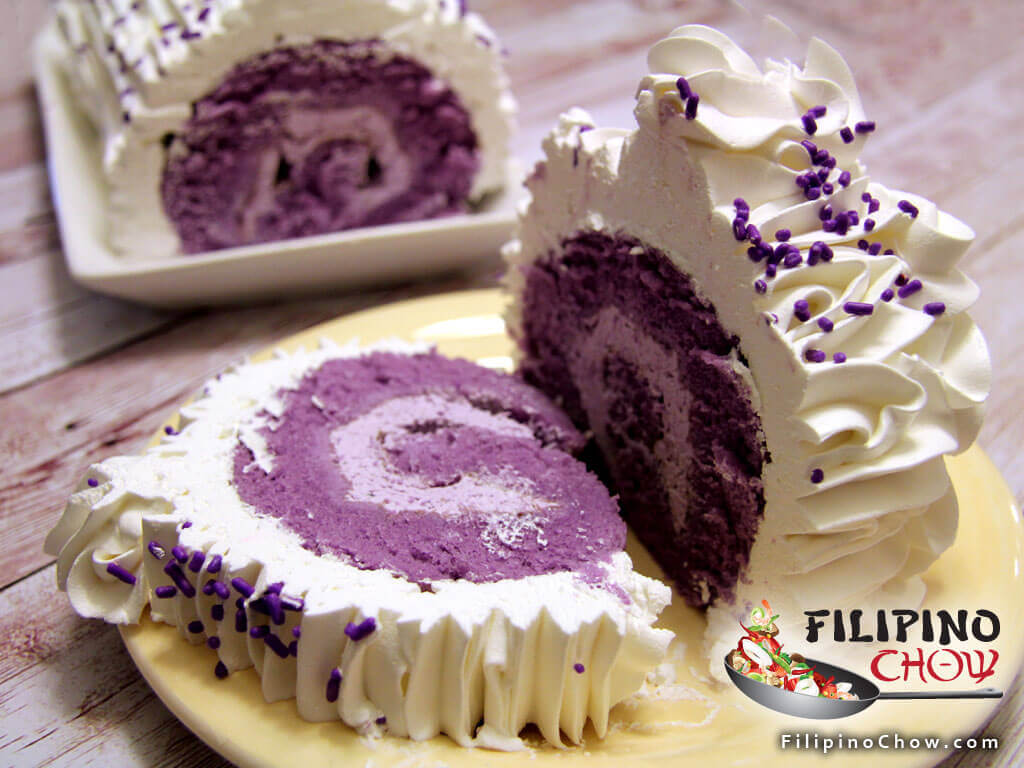 Ube Roll Cake