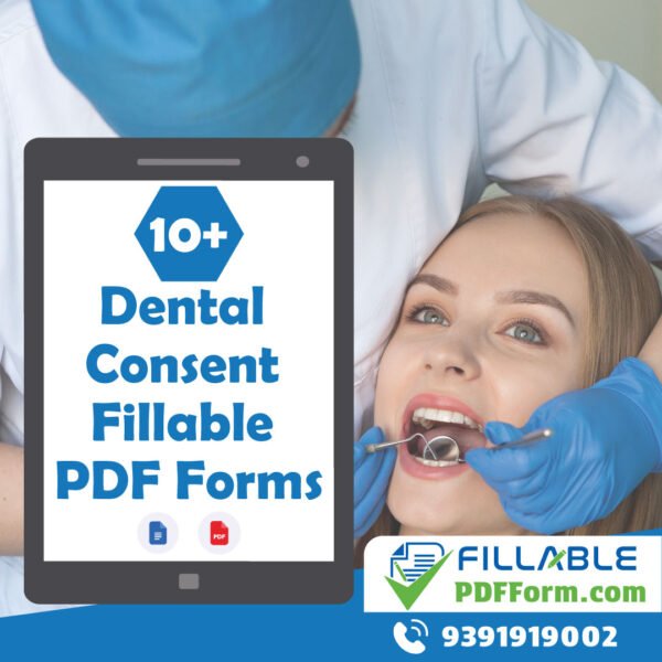 10+ Dental Consent Fillable PDF Forms – Fillable PDF Form