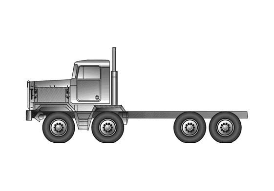 Blueprint Kenworth C500 Twin Steer Truck 2005