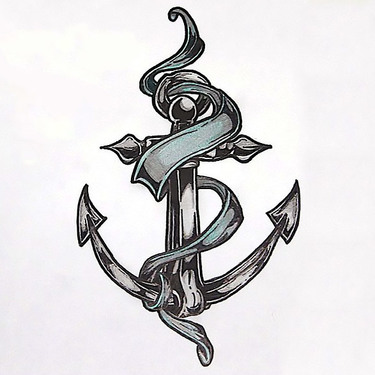 Beautiful Anchor Tattoo