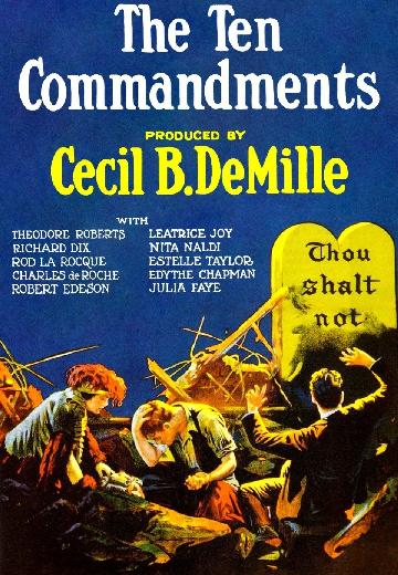 The Ten Commandments poster