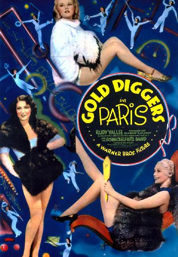 Gold Diggers in Paris poster