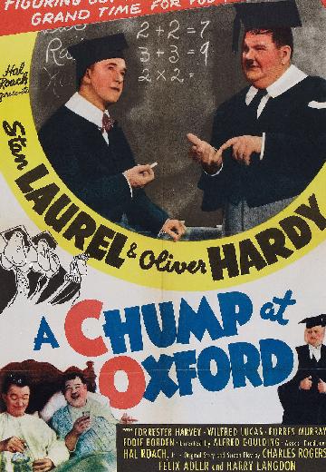 A Chump at Oxford poster