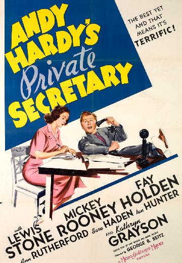 Andy Hardy's Private Secretary poster