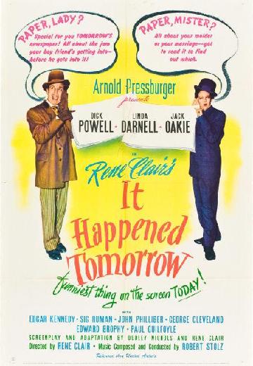 It Happened Tomorrow poster