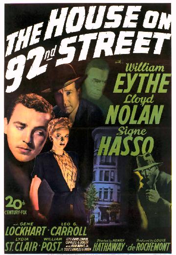 The House on 92nd Street poster