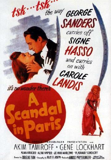 A Scandal in Paris poster