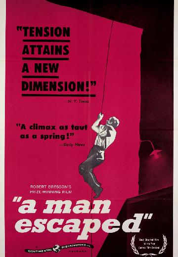 A Man Escaped poster