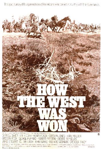 How the West Was Won poster