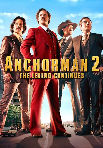 Anchorman 2: The Legend Continues poster