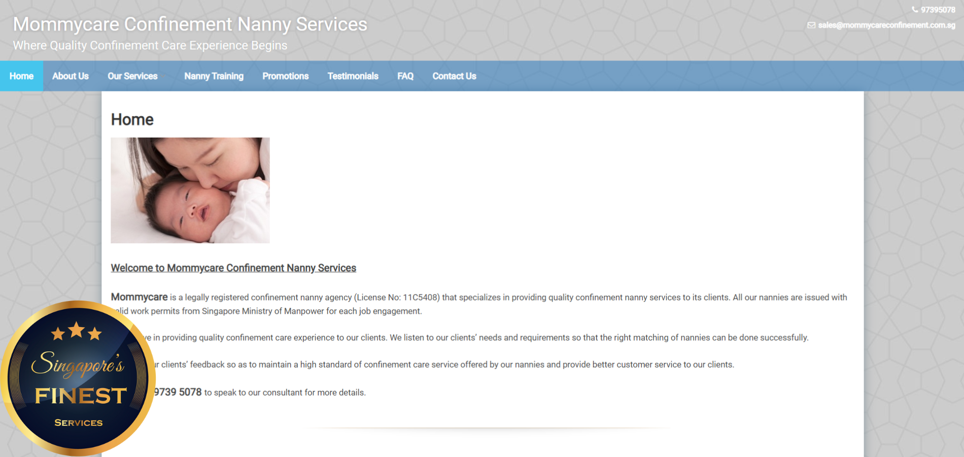 The Finest Confinement Nanny Services in Singapore