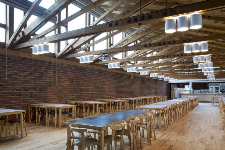 The student restaurant Lozzi, University of Jyväskylä, the Aalto’s Campus