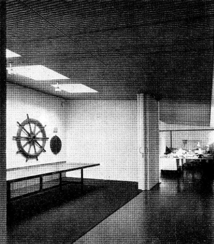 Office interior, The Siren House