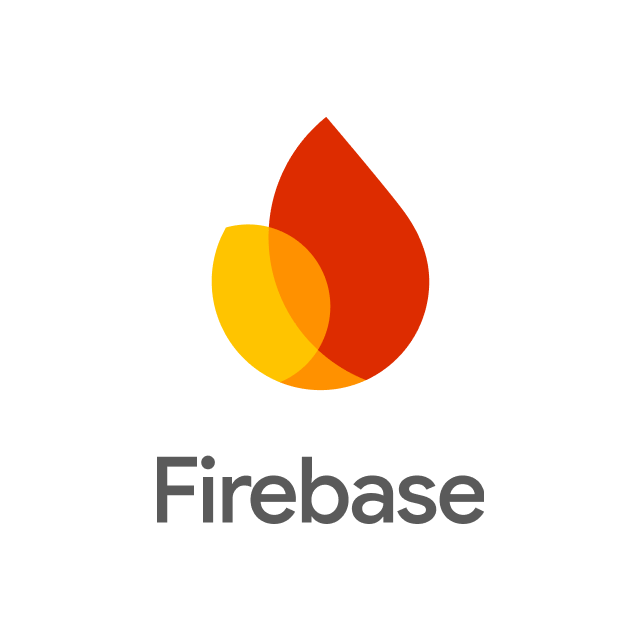 Diseño final del logotipo de Firebase en forma vertical