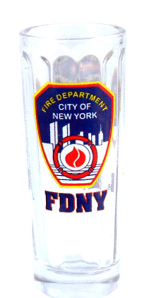 Shot Glass - FDNY Striper Shooter Glass