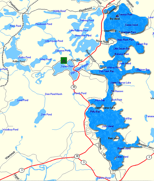 Fish Creek Pond Campground - Upper Saranac Lake