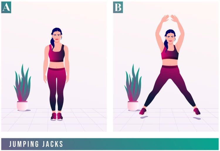 Jumping Jacks Exercise