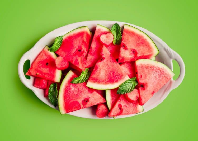 Sliced Watermelon