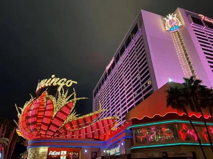 the flamingo las vegas strip