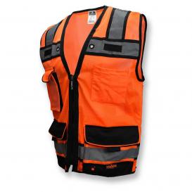 Radians SV65-2ZOM Type R Class 2 Heavy Duty Surveyor Safety Vest - Orange