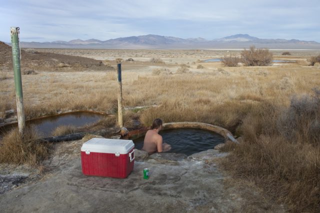 Alkali Hot Springs in Nevada