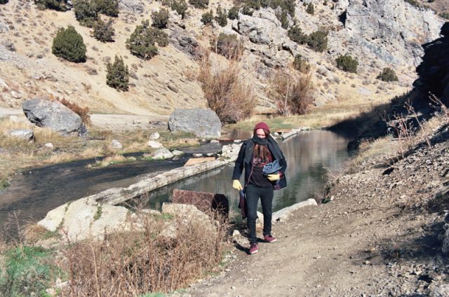 Natural 12-mile Hot Springs in Nevada