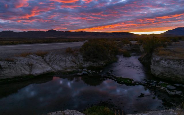 Natural Bog Hot Spring in Nevada