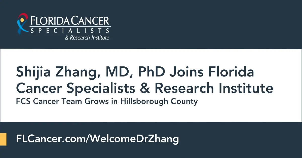 FCS welcomes Dr. Shijia Zhang to its statewide practice.